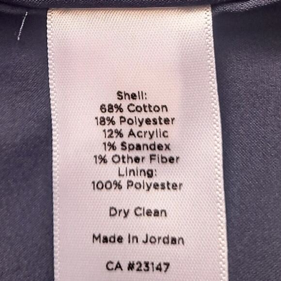 Talbots Boucle Stripe Jacket Tailored Black Red Blue White Women's Plus Size 3X - Picture 9 of 10